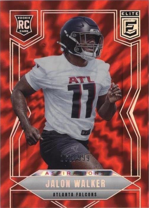 2025 Panini Donruss Elite - Rookies Jalon Walker #165 Aspirations