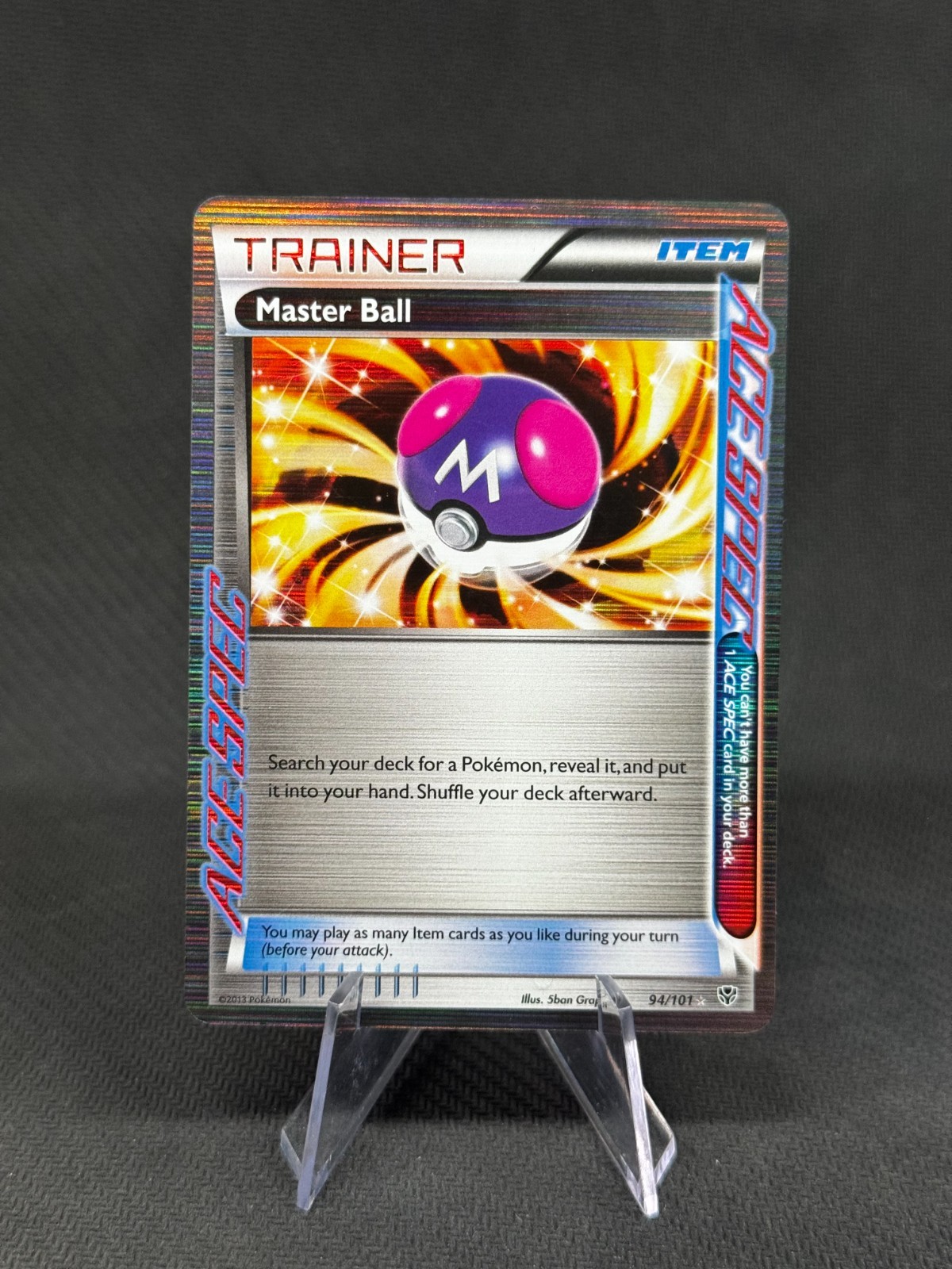 Master Ball - 94/101 - Ultra Rare Plasma Blast Set - Pokemon Card - NM