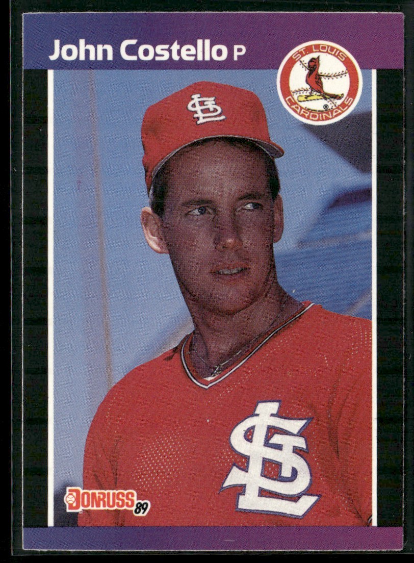 1989 Donruss John Costello Rookie St. Louis Cardinals #518