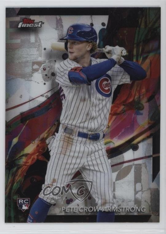 2024 Topps Finest Common Refractor Pete Crow-Armstrong #53 Rookie RC