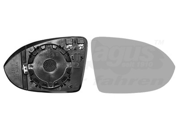 Van Wezel Spiegelglas AußEnspiegel Hagus 5742838 FüR Vw Passat CB2 B8 3G2 Konvex-image