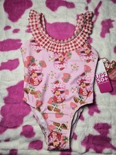 2T Strawberry Shortcake One-Piece Swimsuit - New