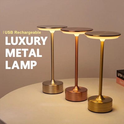 LED Tischlampe Touch Sensor wiederaufladbar LED tragbar Nachtlicht Restaurant UK