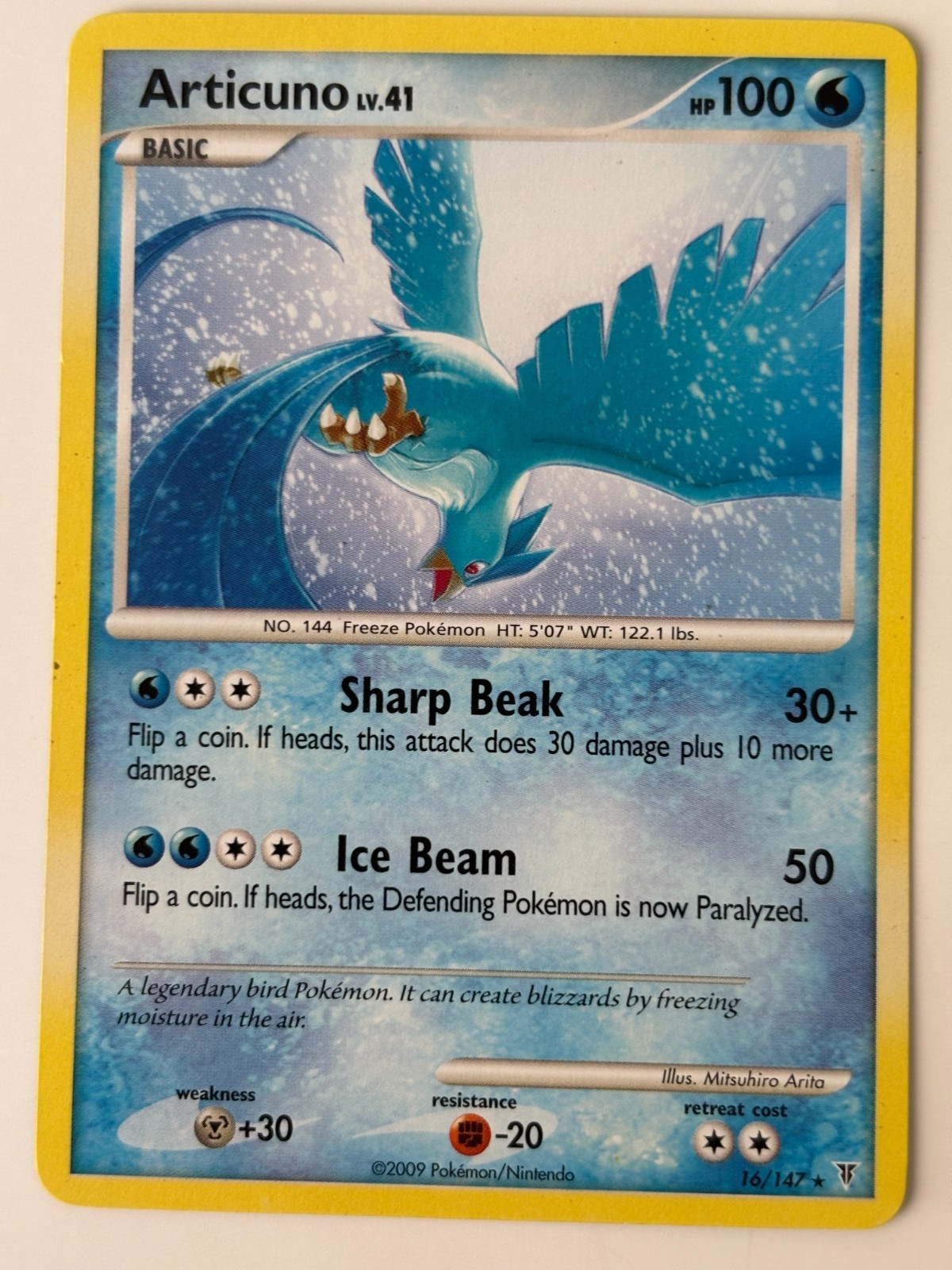 Articuno 16/147 Rare Supreme Victors Pokemon Lightly Played