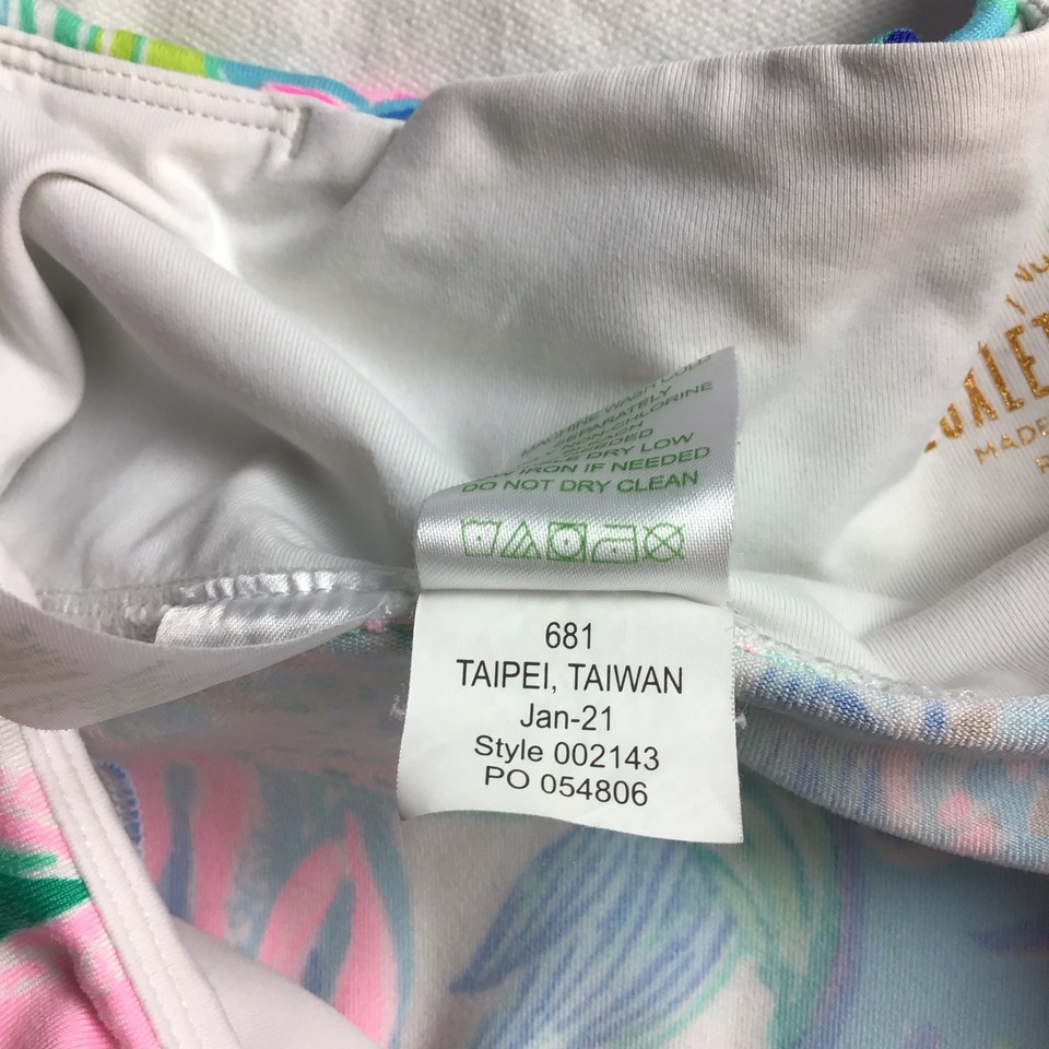 Lilly Pulitzer Luxletic Weekender Crop Leggings Women's Size M Tropical ...