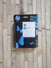 HP 11 Cyan C4836A Ink Cartridge, New In Box Sealed, Expired 2018