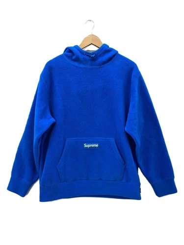 Supreme Felpa con Cappuccio 21AW Polartec Felpa con Cappuccio M Blu Usata