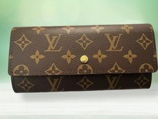 Louis Vuitton Sarah Monogram Long Wallet With Box Fast Shipping W/Bag Box