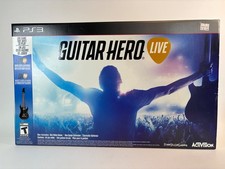 PlayStation 3 PS3 Guitar Hero Live Game Guitar Bundle NEW In Sealed Box
