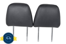 2013-2017 Honda Accord Front Seat Black Leather Headrest Set Of 2 Oem 2013-2017 Honda Accord Front Seat Black Leather Headrest Set Of 2 Oem