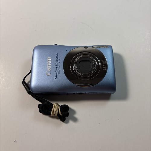 Canon PowerShot SD1300 IS ELPH 12.1MP Digital Camera 4x Optical - Picture 6 of 14