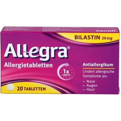 A. NATTEMANN ALLEGRA Allergietabletten 20 mg Tabletten 20 St PZN18113489