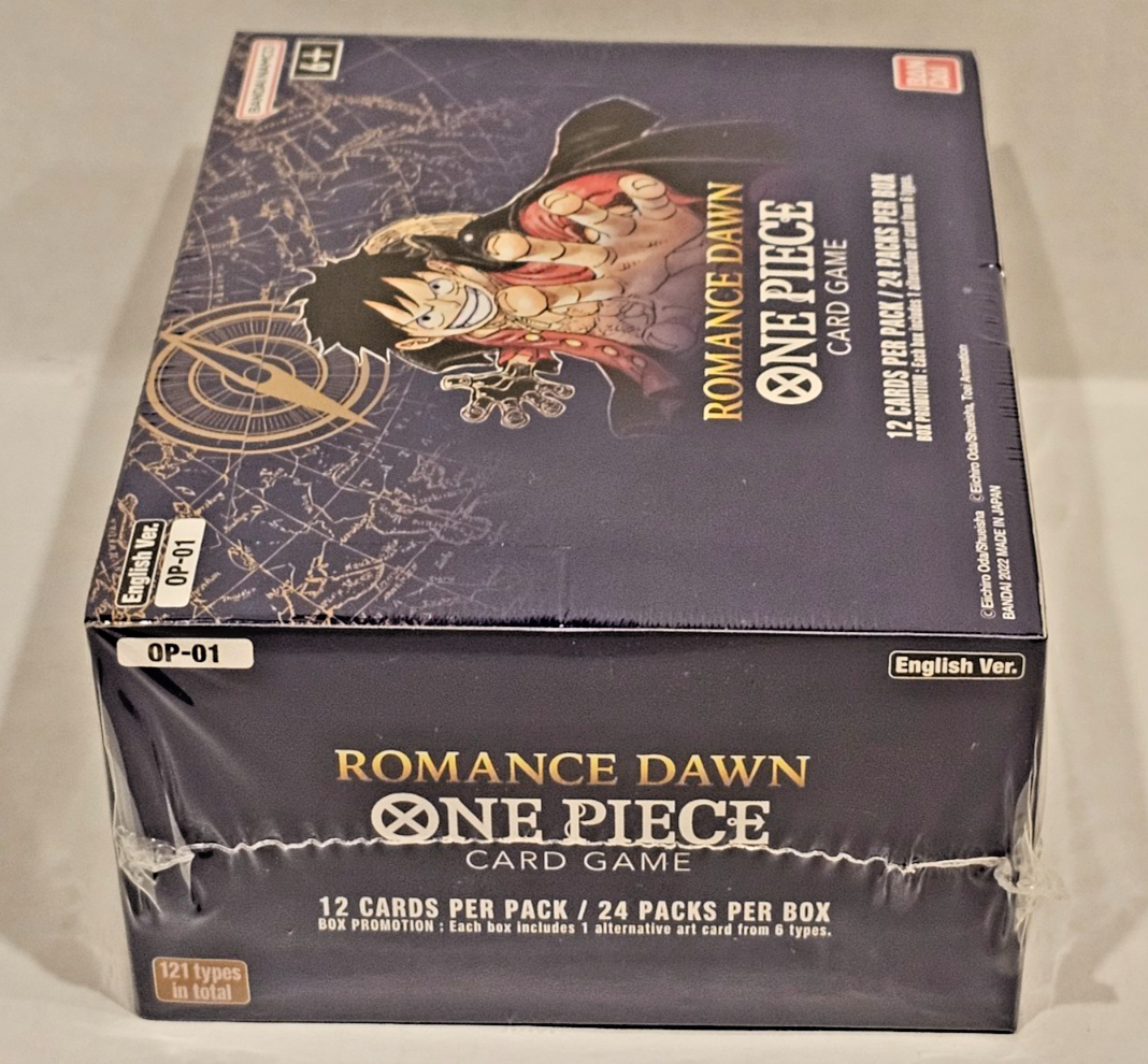【新品】ROMANCE DAWN　OP-01 BOX【英語版】 Amazon.com: BANDAI One Piece Romance Dawn Card Game [OP-01] (Box