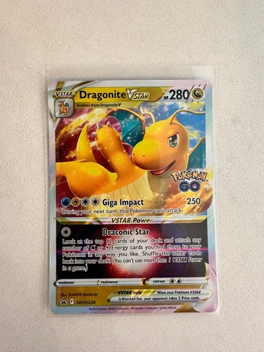 Dragonite VSTAR SWSH236 Pokemon GO Black Star Promo