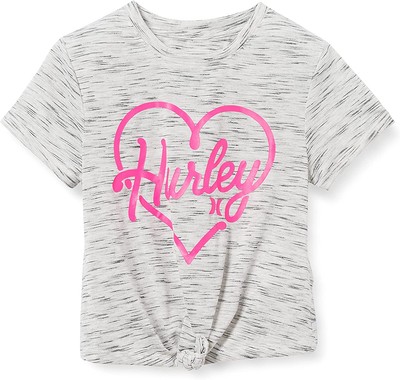 Hurley Mädchen Hrlg Heartbreaker Knotted Tee T-Shirt Gr. XL 14 Jahre