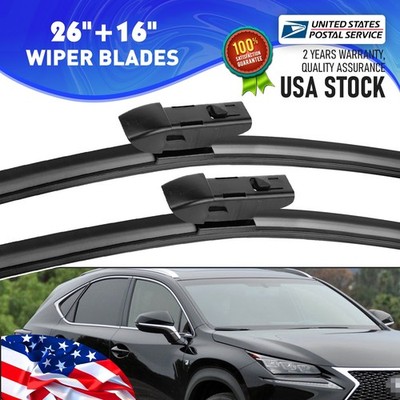 1 Pair Front Windshield wiper blades KIT new 26''+16'' For 2018-2021 Toyota C-HR