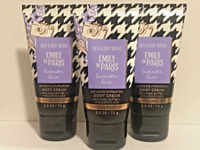 LAVENDER LUXE HAND BODY CREAM 2.5 OZ x 3 TRAVEL EMILY IN PARIS BATH BODY WORKS