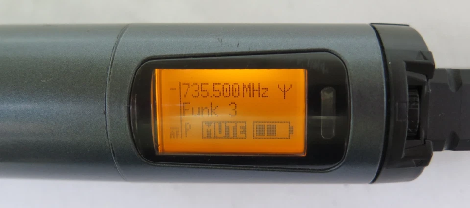 Sennheiser SKM 100 Funk-Mikrofon EW G3, C-Band, 734-776 MHz Handheld-Transmitter - Bild 3 von 4