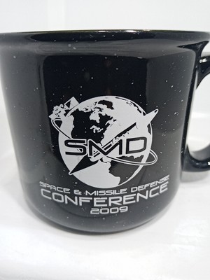 SPACE AND MISSILE DEFENSE MUG. SPACE MISSILE DEFENSE COFFEE MUG. SMD  MUG. B386