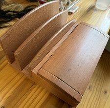 Rolodex Woodline Desktop Organizer pine color...