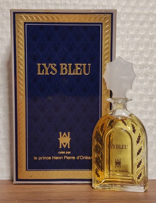 Lys Bleu d'Henri Pierre d'Orleans Eau de Toilette 5 ml. Box. Voll. Guter Zustand 