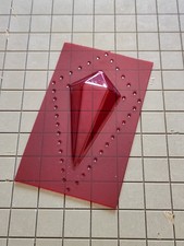 Lens Only 1941 Wig Wag Safety Signal Tail Light Lamp.