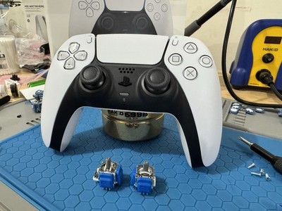 PlayStation 5 PS5 DualSense K-Silver TMR Joysticks White BDM-060 Newest Model