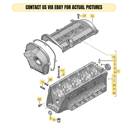 Audi VW 2.0L Zylinderkopf 2010-2012 (ohne Nockenwelle) gebraucht OEM 06H103064L