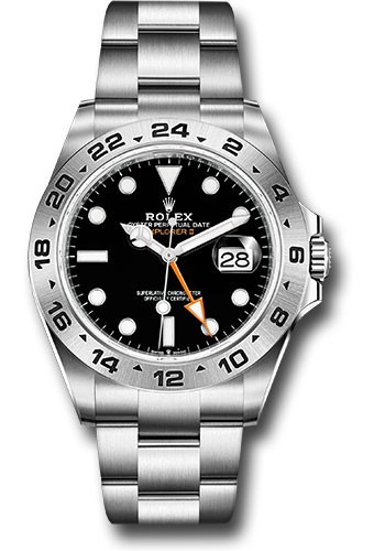Rolex Explorer II Black Dial on Oyster 226570