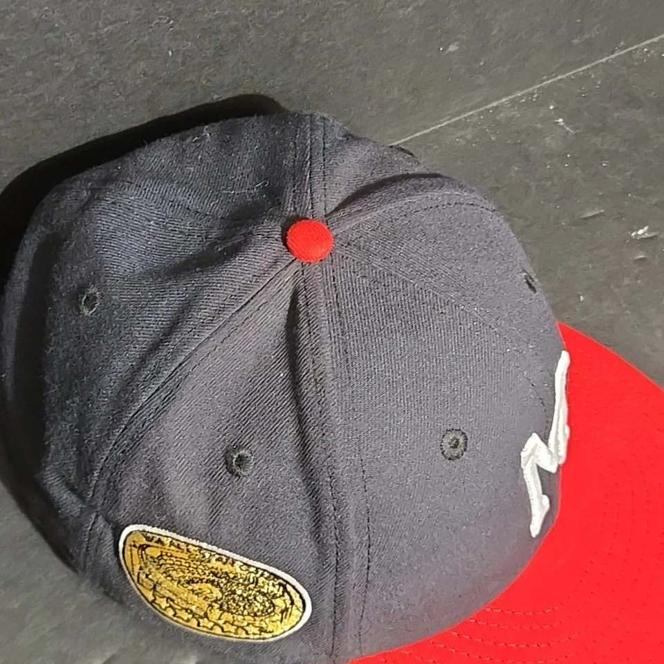 Milwaukee Braves New Era 59FIFTY 1955 All Star Game Parche Dorado Gorra Sombrero Talla 7 7/8 Foto 2 de 4