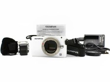Olympus PEN LITE E-PL3, working, with charger and battery