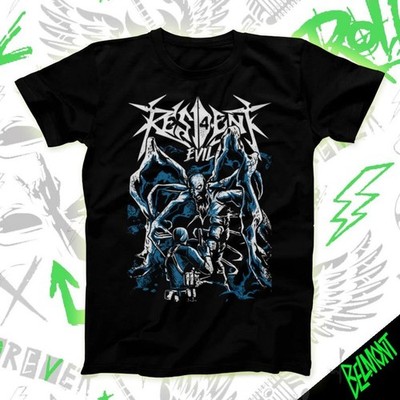 RE4 Creature T-Shirt Horror Video Game Graphic Tee Retro Gaming Tees