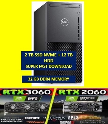 Dell XPS 8940 i9-11900 2TB SSD 12 TB 32GB RTX 4060 4060 Ti  4070 Ti Win 11
