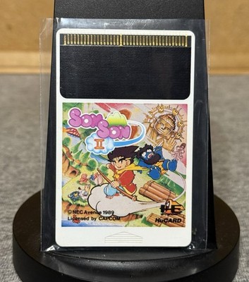 PC Engine Hu SON SON II 2 Card Only Authentic