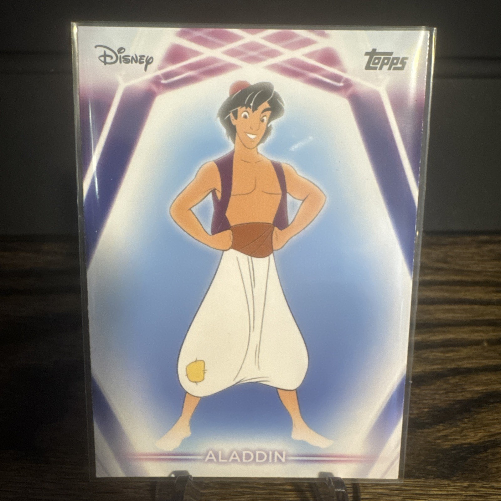 Aladdin card #28 2026 Topps DIsney Neon