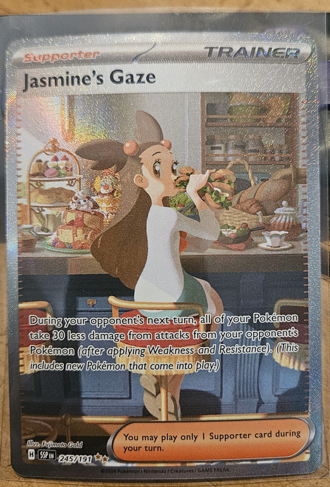 Jasmine's Gaze 245/191 Sv08: Surging Sparks Holo