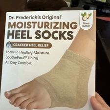 Moisturizing Heel Socks for Cracked Heel Treatment 2 Pairs Socks Shea Butter