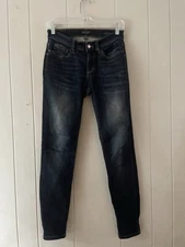 Judy Blue Skinny Fit jeans sz 3/26 EUC LN JB82110DK Dark Wash Denim Pants