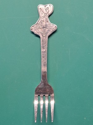 Vintage 1975 Bugs Bunny Warner Bros. Stainless Steel Fork Korea Looney Tunes