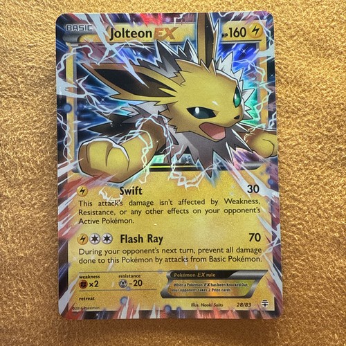 Pokemon - Jolteon EX 28/83 Generations - Holo EX Rare - Picture 2 of 3