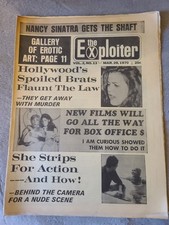 March 29 1970 Exploiter Tabloid Newspaper Hollywood's Spoiled Brats Witchcraft