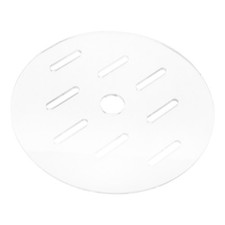 Acrylic Aquarium Anti-Jumping Lid Cover With Hole - Round Plate Fish Tank Cover