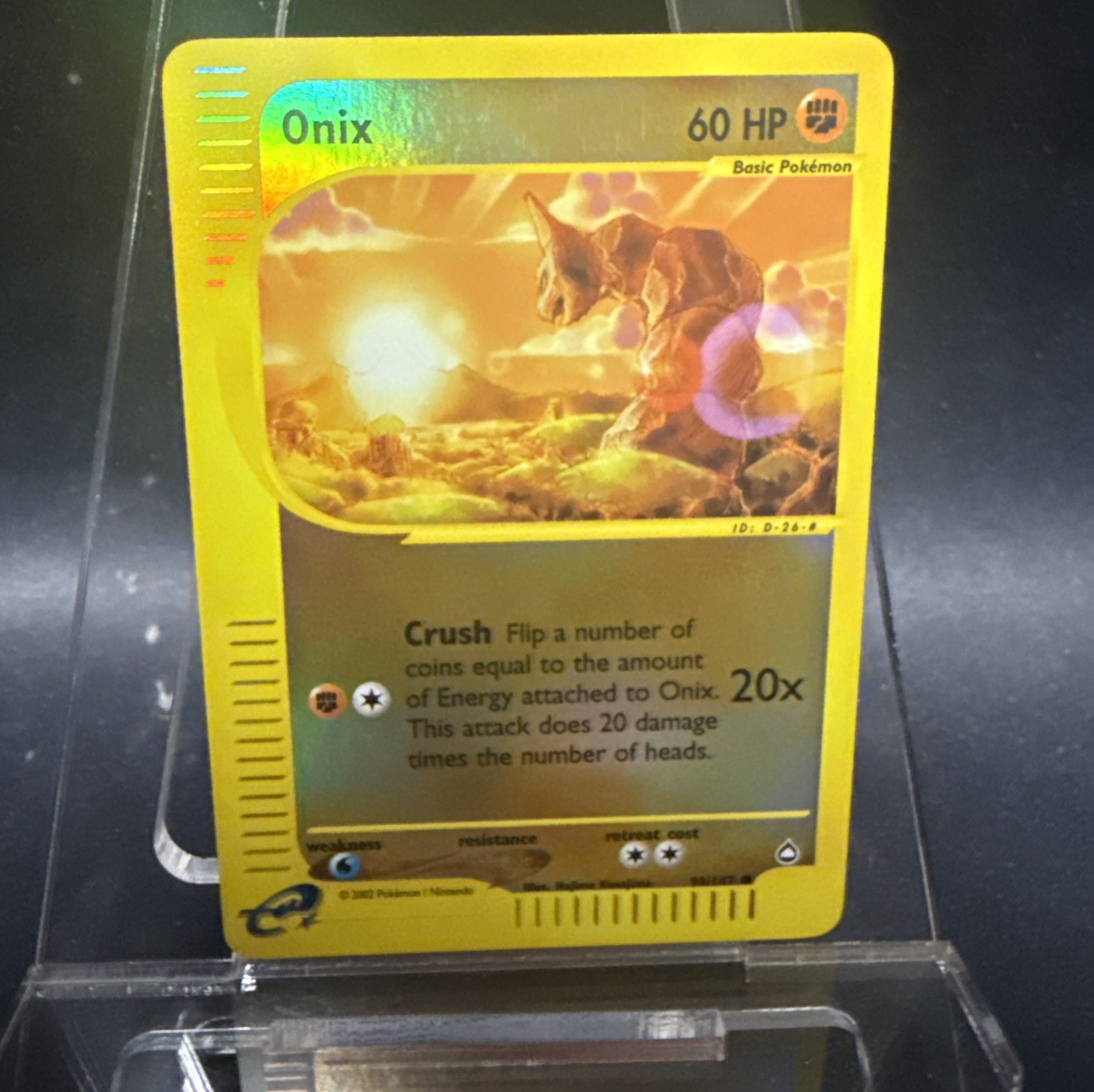 Onix Aquapolis Reverse Holo - 98/147 - NM Condition