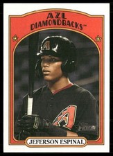 Jeferson Espinal 2021 Topps Heritage Minor League AZL Diamondbacks #33