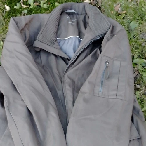 Calvin Klein Bomber Jacket Mens M Brown Lined Water Resistant Zip Coat NWT $150 image 5