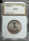 1952-S High Grade GEM BU Franklin Half Dollar - Mint State