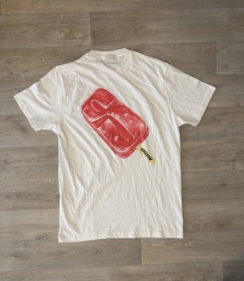 Stussy Popcicle T-Shirt Weiß Tee Gr. M Sehr Gut Zustand Wie Neu