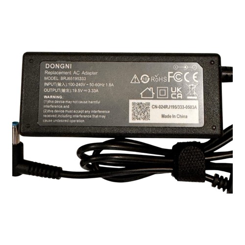 AC Adapter 65W Model BRJ65195333 - Picture 2 of 3