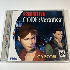 Resident Evil Code Veronica (Dreamcast, 2000) CIB Complete w Reg Card - Tested