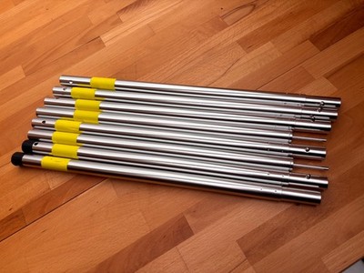 2 x Bent Alu Aufstellstangen  (50087)